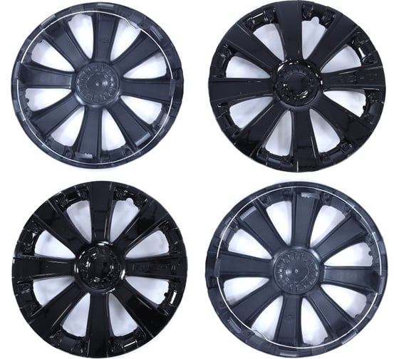 Колпак колеса REDMARK R15 RS-T черный глянец к-т 4 шт RM11523