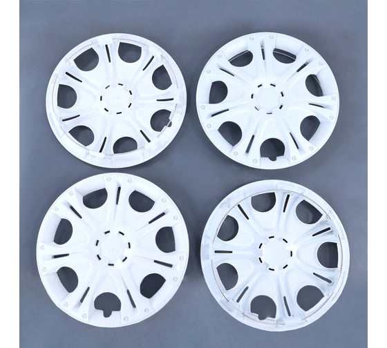 Колпак колеса REDMARK R14 Лотус белый к-т 4 шт RM11416