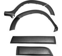 Расширители колесных арок Русская Артель с молдингами на двери Renault Duster 2015- ZKR-187002