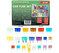 Предохранители плавкие флажковые автомобильные комплект Rockforce от 2 А до 40 А 301 шт RF-FS-40 (62227)