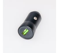 Автомобильное зарядное устройство Pro Legend черное, металл, пуля 47мм, 1 USB, 3.1А, QC, 18W PL9315