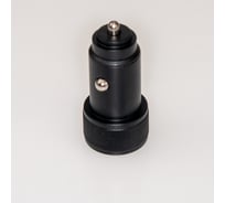 Автомобильное зарядное устройство Pro Legend черное, металл, mini 51мм, 2 USB, 2.4А PL9325