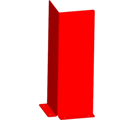 Защита угла из листа Parallax красный 611RD200600-ZCH 1