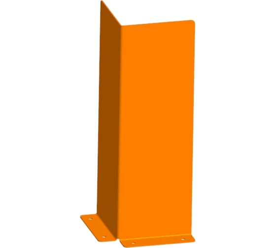 Защита угла из листа Parallax оранжевый 611OR200600-ZCH 1