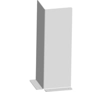 Защита угла из листа, белая Parallax Параллакс 611WN200600-ZCH