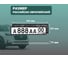 Рамка для номера автомобиля с защелкой пластиковая черная DEFLY HONDA серебро D112/1-HD-s 7