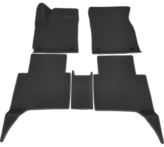 Автомобильные коврики черные ООО ПКФ Сварком с черной окантовкой EVA в салон комплект 5 шт. Exeed TXL I (2019- 2023) р23045 1