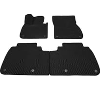 Автомобильные коврики черные ООО ПКФ Сварком с черной окантовкой EVA в салон комплект 4 шт. Li Auto Lixiang L7 ДОРЕСТ(2023-2024) р23046