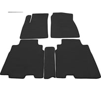 Автомобильные коврики черные ООО ПКФ Сварком с черной окантовкой EVA в салон комплект 5 шт. Soueast S09 (2024-) р23041