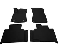 Автомобильные коврики черные ООО ПКФ Сварком с черной окантовкой EVA в салон комплект 5 шт. Livan X6 Pro (2023-2024) р23026