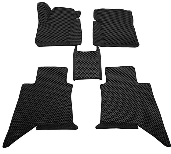Автомобильные коврики черные ООО ПКФ Сварком с черной окантовкой EVA в салон комплект 5 шт. Great Wall Poer KING KONG (2022- 2024) р23029 1