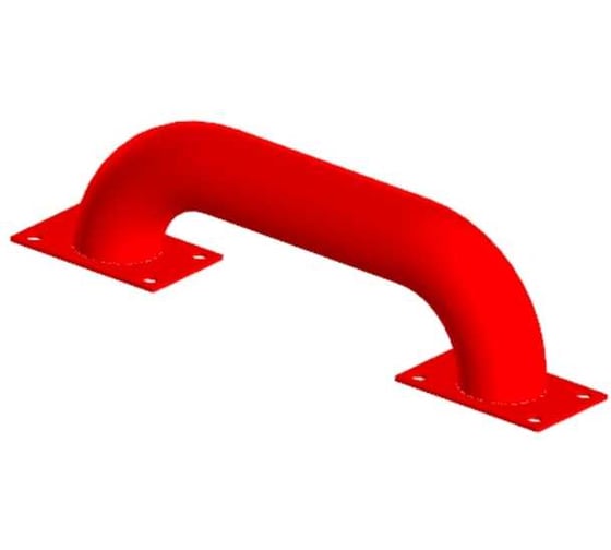 Защита бордюра Parallax (колесоотбойник, тип 1) красный 400 мм 601RD502-ZCH 1