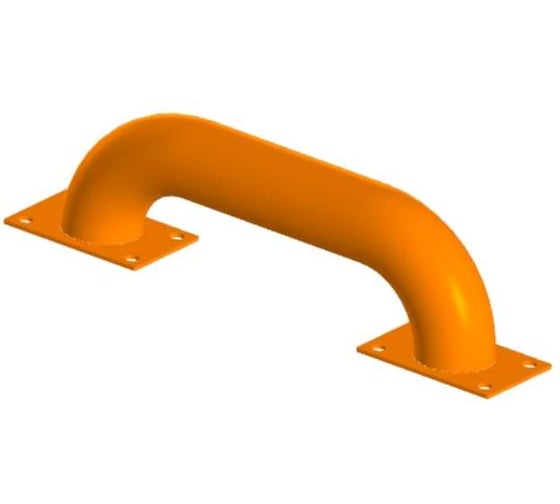 Защита бордюра Parallax (колесоотбойник, тип 1) оранжевый 400 мм 601OR502-ZCH 1
