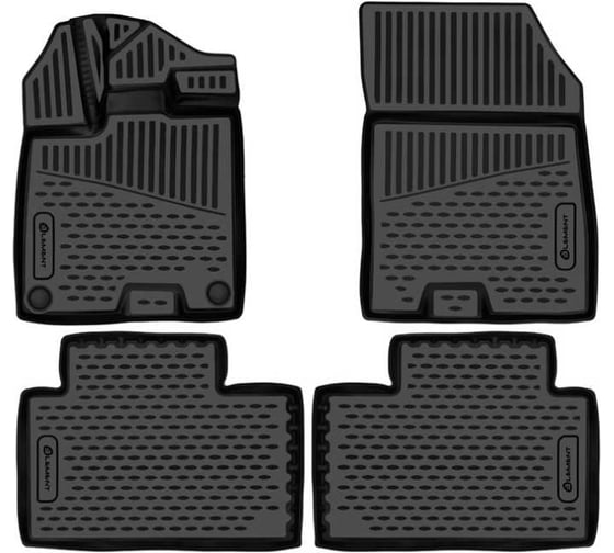 Коврики 3D в салон Element для GAC Trumpchi GS4 Max 2024- , 4шт, (полиуретан) / Гак ELEMENT3DA71394210k 1