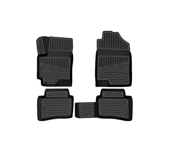 Коврики 3D в салон Element для GEELY Monjaro (I) 2022-, 5 дверей, 4шт, бежевый кант, полиуретан / KANT.ELEM3DA67450210k.bg 1