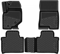 Коврики 3D в салон Element для KGM Rexton 2023 -, 4шт, полиуретан ELEMENT3DA71729213k