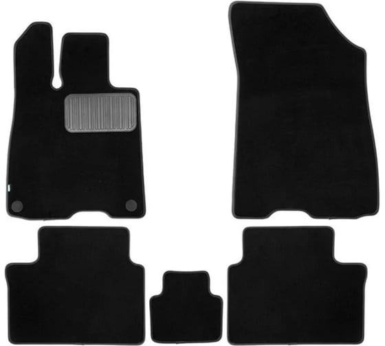 Коврики ворсовые Klever для OMODA C7 2025 - н.в. Внедорожник 5 дв. - 5 шт. в салон Klev KLEVER05.A71771.110kh 1