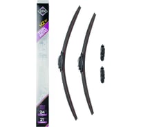 Комплект бескаркасных щеток AWM 24/21 600/525 мм (Hook + Push Button) 410000124