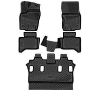 Коврики 3D в салон Element для TOYOTA Land Cruiser Prado (250) 2023 7 мест - 5 шт. (полиуретан) / Тойота Ле ELEMENT3DA70977210k