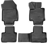 Коврики 3D в салон Element для TOYOTA RAV4, 2019-, кроссовер, 4шт. (бежевый кант, полиуретан) / Тойота Рав 4 KANT.ELEM3D02259210k.bg