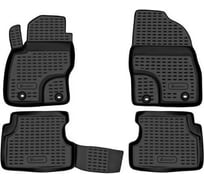 Коврики в салон Element FORD Focus II 2004-2011, 4 шт. (черный кант, полиуретан) / Форд Фокус KANT.NLC.16.03.210.blk