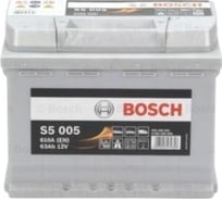 Аккумулятор BOSCH Silver Plus 63 А/ч, обратная R+, 242x175x190 мм, EN610 А 0092S50050