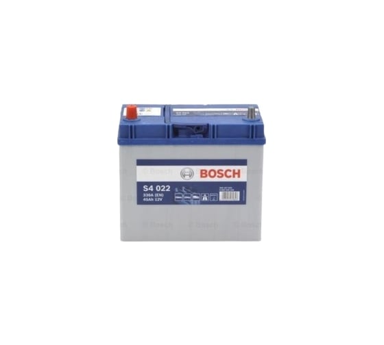 Аккумулятор BOSCH Silver 45 А/ч, прямая L+, 238x129x227 мм, EN330 А 0092S40220