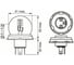 Лампа BOSCH 24 В, R2, 55/50 Вт, P45t, Trucklight, 1 шт., картон 1 987 302 421 3