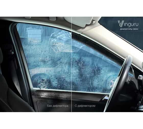 Дефлекторы окон накладные 4 шт HYUNDAI Solaris II с 2017 г Vinguru AFV86817