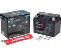 Аккумулятор  мото AGM 4 А/ч обратный R+ 114x71x85 EN 50 А Arnezi E9YTX4L0