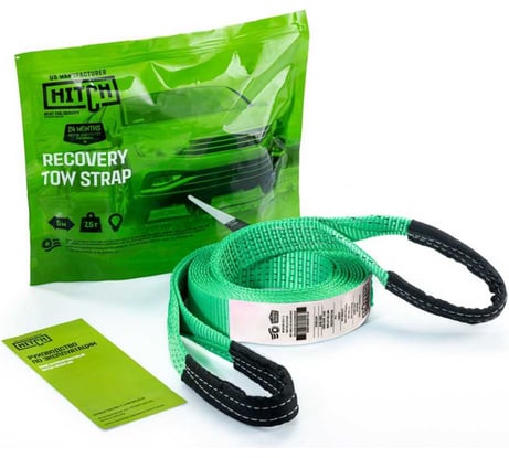 Буксировочный трос HITCH REGULAR 7.5т, 5м, 50мм петля-петля SZ071506