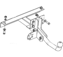 Фаркоп ТСУ УАЗ 3163 с 2005 г AvtoS UAZ-04