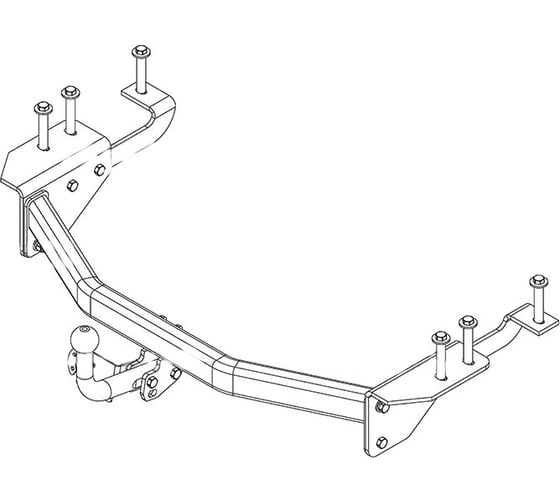 Фаркоп ТСУ Toyota ALPHARD 2008-2014 гг AvtoS TY 39 1