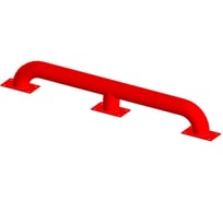 Защита бордюра (колесоотбойник, тип 2), красная, 1000 мм Parallax Параллакс 602RD7502-ZCH