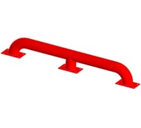 Защита бордюра (колесоотбойник, тип 2), красная, 750 мм Parallax Параллакс 602RD5002-ZCH