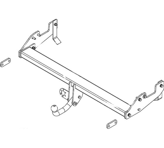 Фаркоп ТСУ Toyota HILUX 2005-2015 гг AvtoS TY 36 1