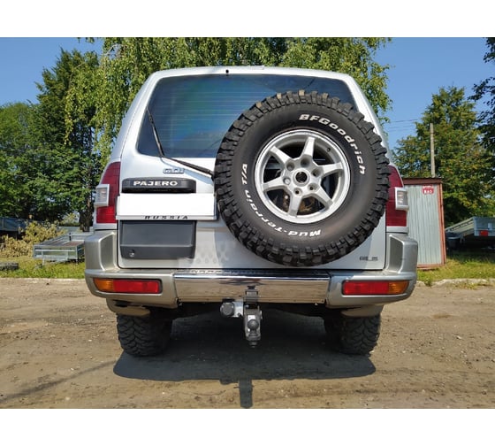 Фаркоп ТСУ под квадрат 50х50 для Mitsubishi PAJERO III/IV 2002-2007 гг AvtoS MI 30
