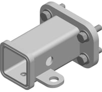Адаптер фаркопа (под квадрат 50x50 мм; на 4 болта; М10-85x45 мм) AvtoS Z2-13