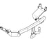 Фаркоп ТСУ Mitsubishi OUTLANDER 2007-2012 гг AvtoS MI 21 1