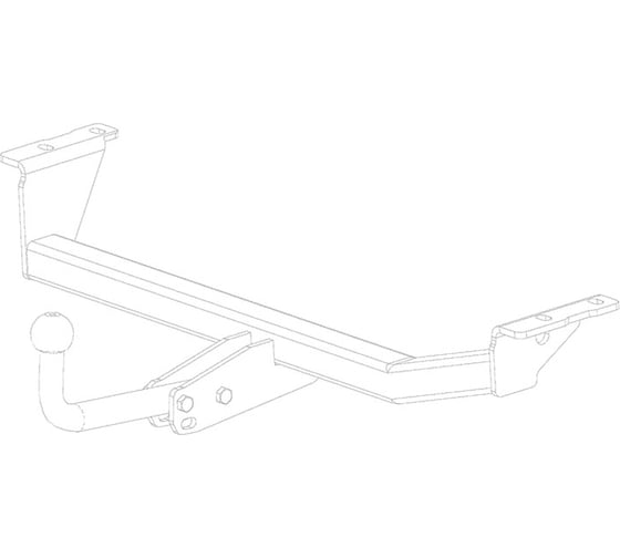 Фаркоп ТСУ Toyota YARIS VERSO 2000-2006 гг AvtoS TY 31