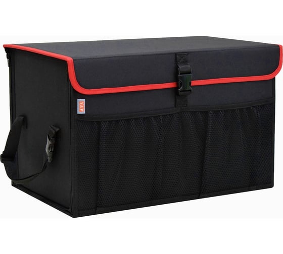 Органайзер в багажник A&P Лидер размер L, черный с красной окантовкой OLD6045 1