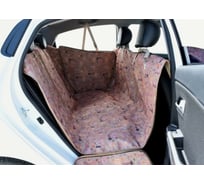 Автогамак для перевозки собак A&P Rich Dog собаки на бежевом фоне ARDF238