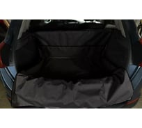 Защитная накидка в багажник легкового автомобиля AvtoTink + карманы, черный 71003