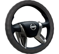 Оплетка на руль VOIN CLASSIK PLUS экокожа, M d=38см, черный OPLV0901