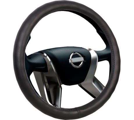 Оплетка на руль VOIN CLASSIK экокожа, M d=38см, черный OPLV0801