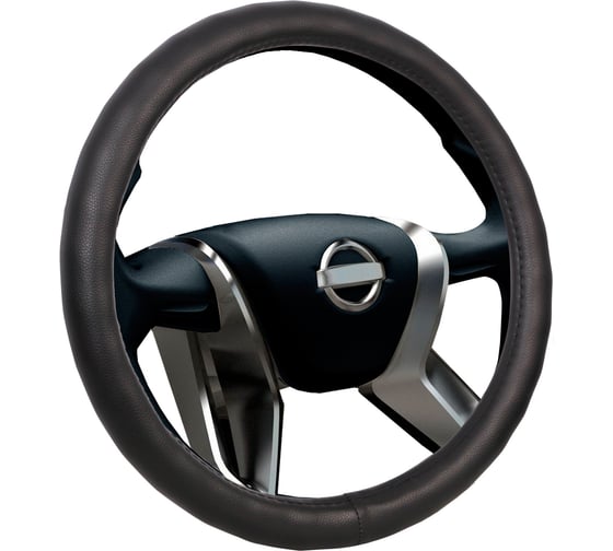 Оплетка на руль VOIN CLASSIK экокожа, M d=38см, черный OPLV0801 1