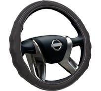 Оплетка на руль VOIN MODERN экокожа, M d=38см, черный OPLV0301