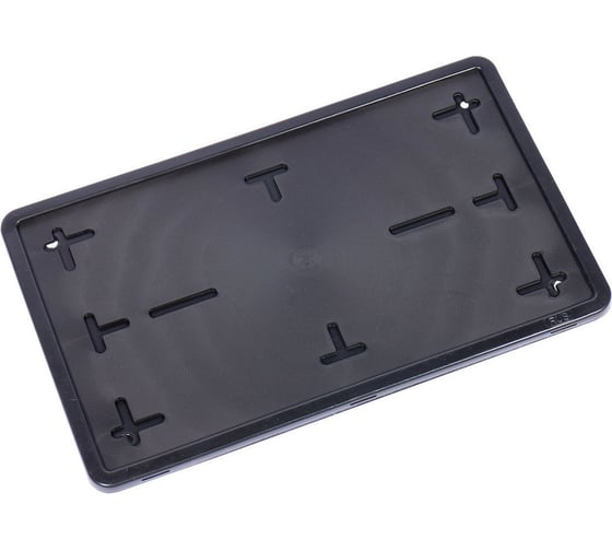 Рамка номерного знака DolleX 290х170 силиконовая черная с адаптером SPL1A-38