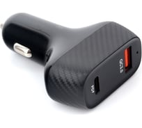 Адаптер питания Cablexpert USB Type-C + Type-A 36 Вт QCMP3A-UC-CAR20 MP3A-UC-CAR20