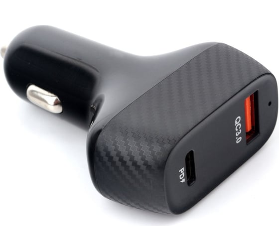 Адаптер питания Cablexpert USB Type-C + Type-A 36 Вт QCMP3A-UC-CAR20 MP3A-UC-CAR20 1